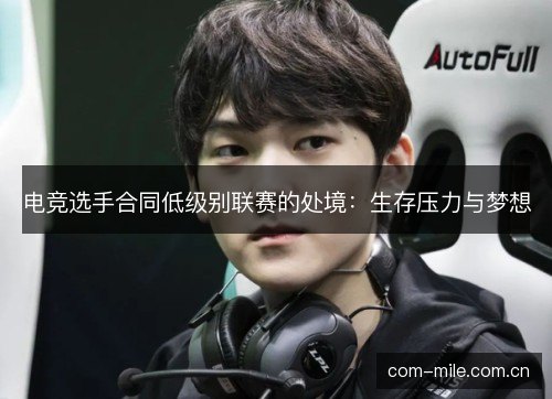 电竞选手合同低级别联赛的处境:生存压力与梦想 电竞选手合同低级别联赛的处境:生存压力与梦想